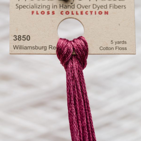 Weeks - Williamsburg Red 5 yards 6 strand skein 3850