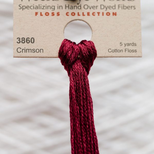 Weeks - Crimson 5 yards 6 strand skein 3860