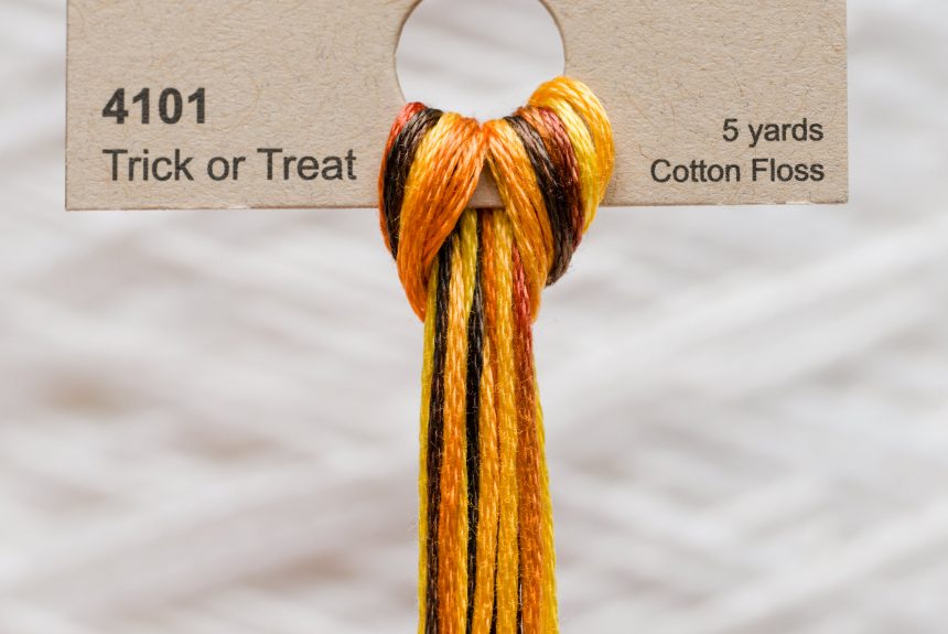 Weeks – Trick or Treat 5 yards 6 strand skein 4101