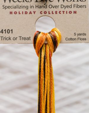 Weeks - Trick or Treat 5 yards 6 strand skein 4101