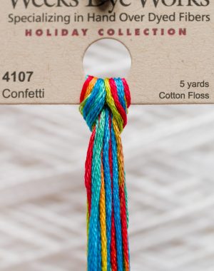 Weeks - Confetti 5 yards 6 strand skein 4107