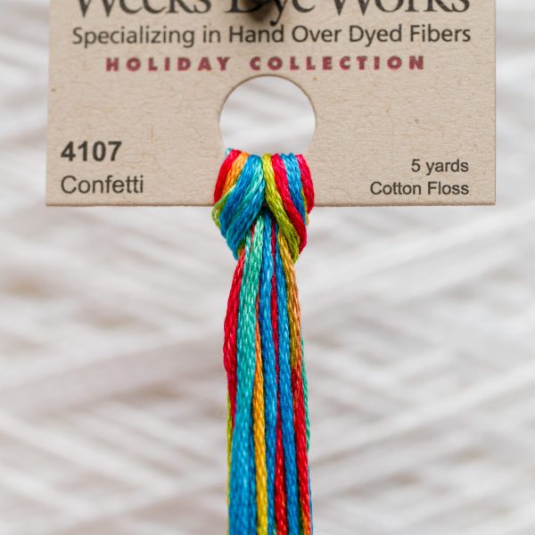 Weeks - Confetti 5 yards 6 strand skein 4107