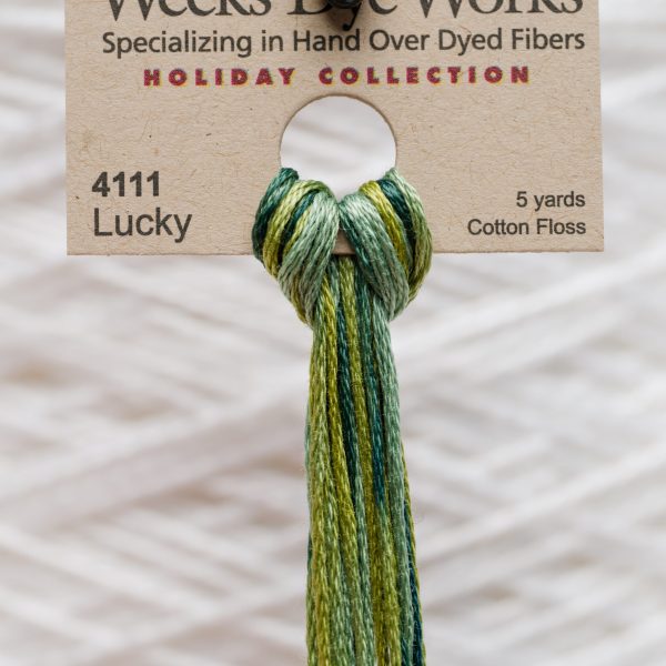 Weeks - Lucky 5 yards 6 strand skein 4111