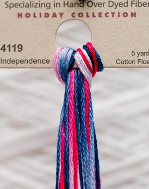 Weeks - Independence 5 yards 6 strand skein 4119