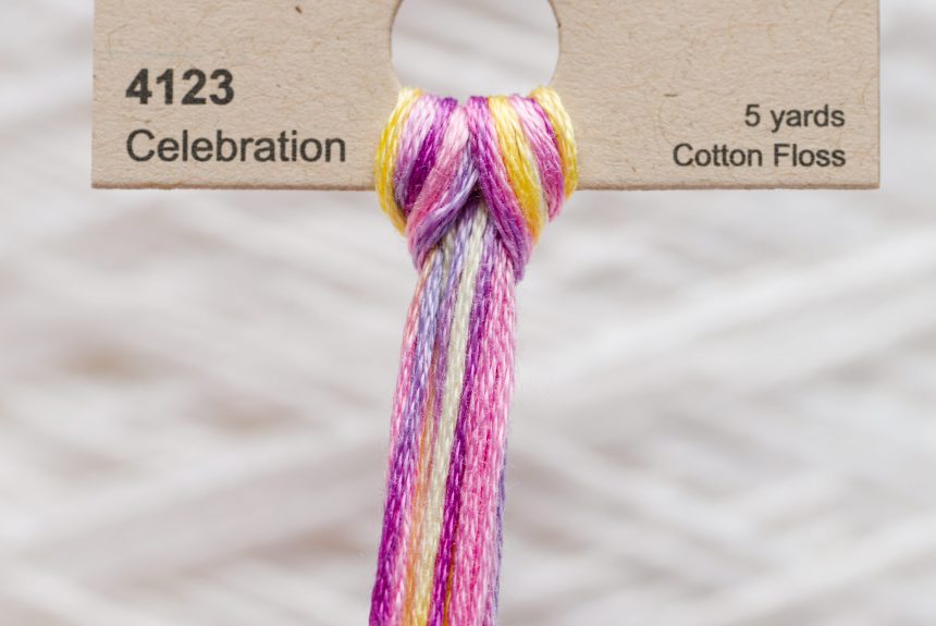 Weeks – Celebration 5 yards 6 strand skein 4123
