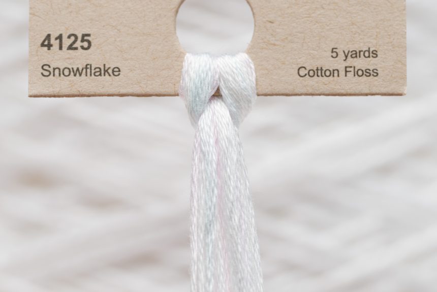 Weeks – Snowflake 5 yards 6 strand skein 4125