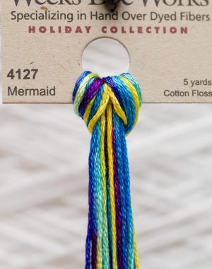 Weeks - Mermaid 5 yards 6 strand skein 4127