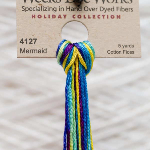 Weeks - Mermaid 5 yards 6 strand skein 4127