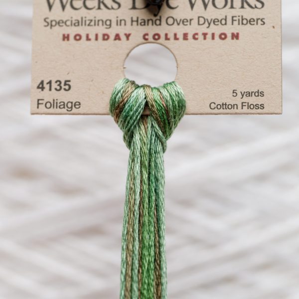Weeks - Foliage 5 yards 6 strand skein 4135