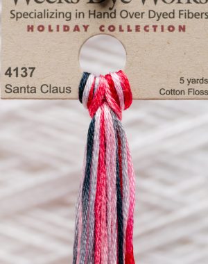 Weeks - Santa Claus 5 yards 6 strand skein 4137