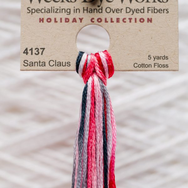 Weeks - Santa Claus 5 yards 6 strand skein 4137