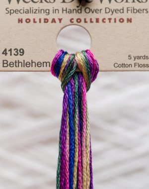 Weeks - Bethlehem 5 yards 6 strand skein 4139