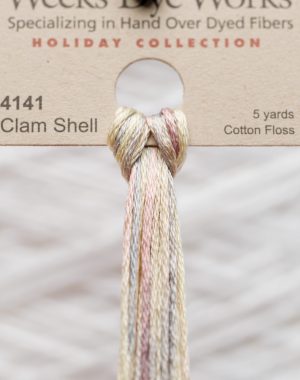 Weeks - Clam Shell 5 yards 6 strand skein 4141