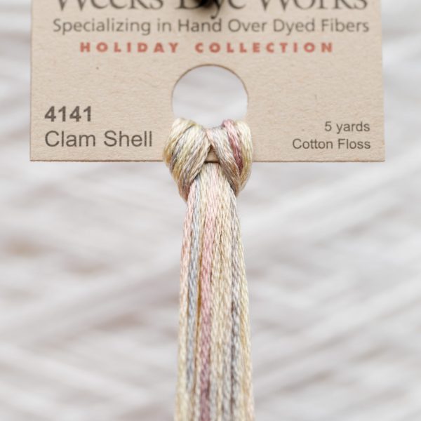 Weeks - Clam Shell 5 yards 6 strand skein 4141