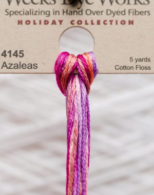 Weeks - Azaleas 5 yards 6 strand skein 4145