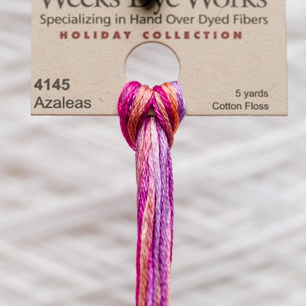 Weeks - Azaleas 5 yards 6 strand skein 4145