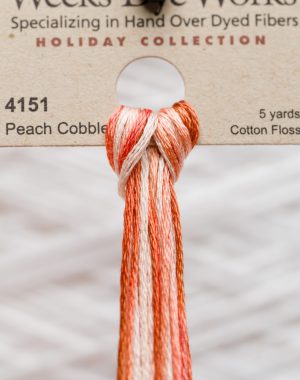 Weeks - Peach Cobbler 5 yards 6 strand skein 4151