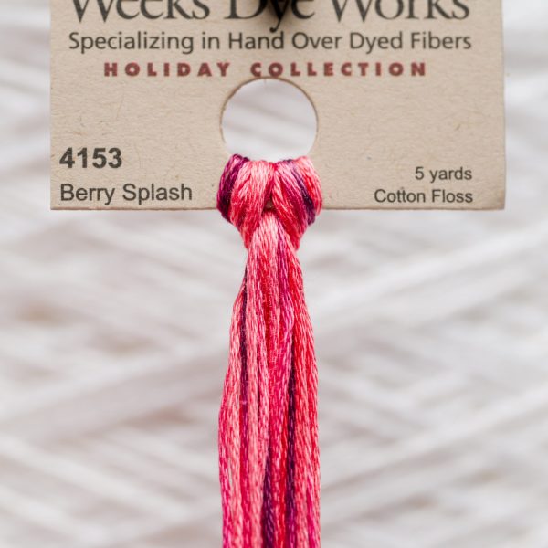 Weeks - Berry Splash 5 yards 6 strand skein 4153