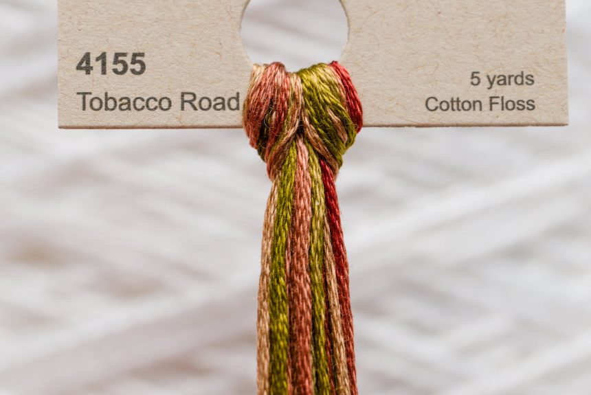 Weeks – Tobacco Road 5 yards 6 strand skein 4155