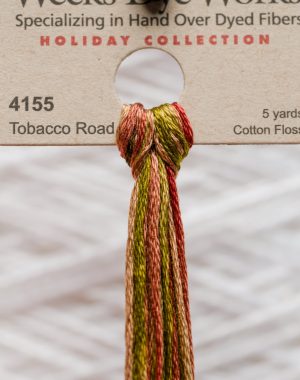Weeks - Tobacco Road 5 yards 6 strand skein 4155