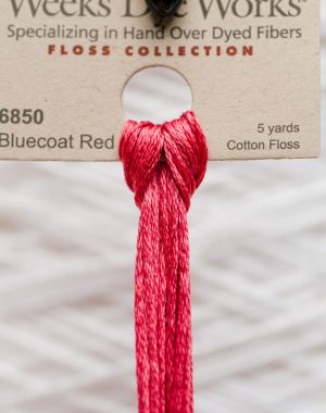 Weeks - Bluecoat Red 5 yards 6 strand skein 6850
