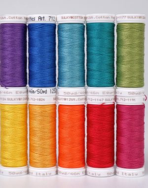 Sulky Cotton Petites 12wt Thread Set - Colour Wheel (10x46m Snap Spools)