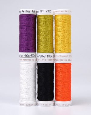 Sulky Cotton Petites 12wt Thread Set - Halloween  (6x46m Snap Spools)