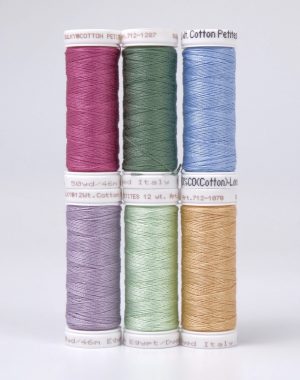 Sulky Cotton Petites 12wt Thread Set - Rosewood (6x46m Snap Spools)
