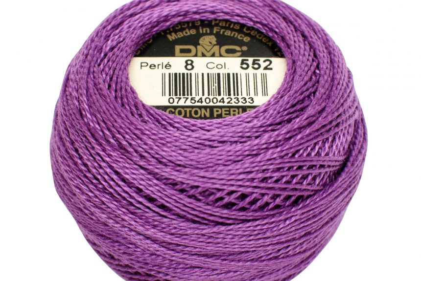 DMC Coton Perle: Size 8 (80m) – 552