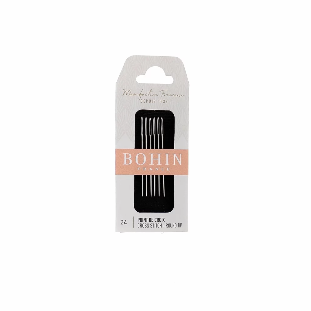 Bohin Tapestry needles round tip Size 24