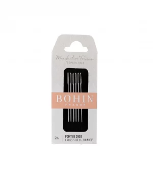 Bohin Tapestry needles round tip Size 24