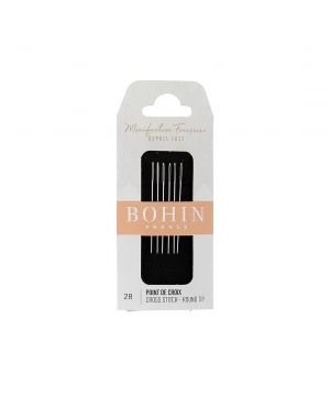 Bohin Tapestry needles round tip Size 28