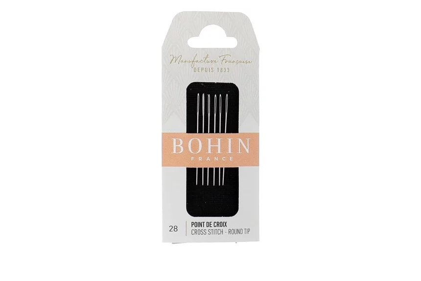 Bohin Tapestry needles round tip Size 28