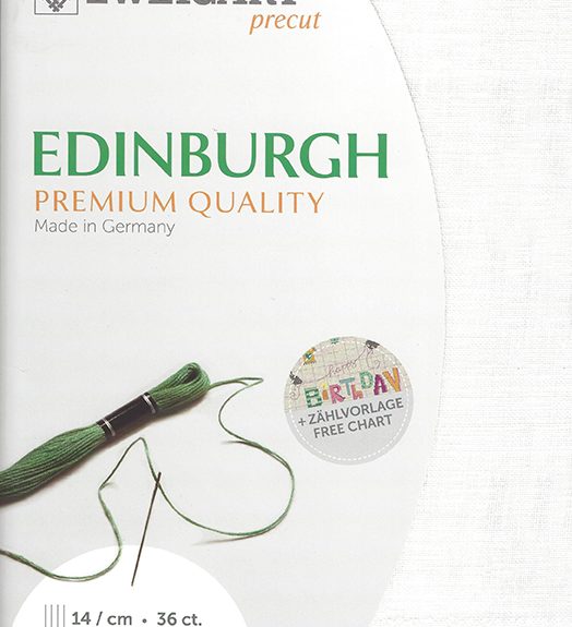 Zweigart 36 Count Edinburgh Linen White