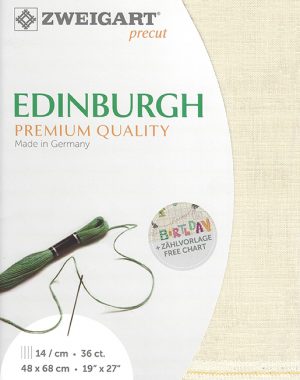 Zweigart 36 Count Edinburgh Linen Cream