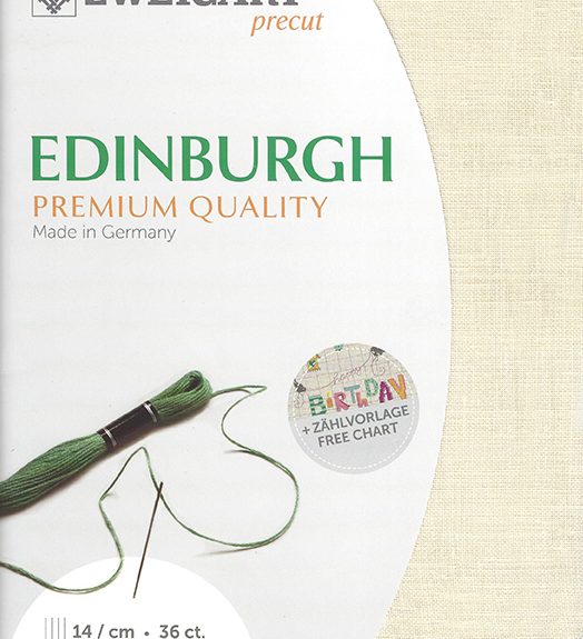 Zweigart 36 Count Edinburgh Linen Cream