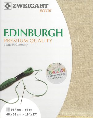 Zweigart 36 Count Edinburgh Linen Antique Ivory