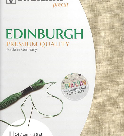 Zweigart 36 Count Edinburgh Linen Antique Ivory