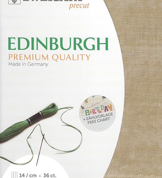 Zweigart 36 Count Edinburgh Linen Country Mocha