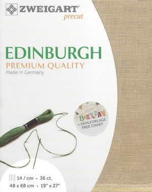 Zweigart 36 Count Edinburgh Linen Mid Beige