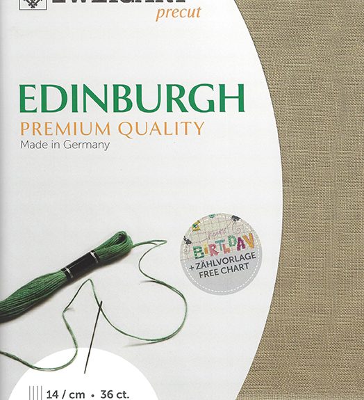 Zweigart 36 Count Edinburgh Linen Summer Khaki