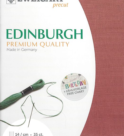 Zweigart 36 Count Edinburgh Linen Terracotta