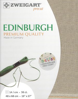 Zweigart 36 Count Edinburgh Linen Natural