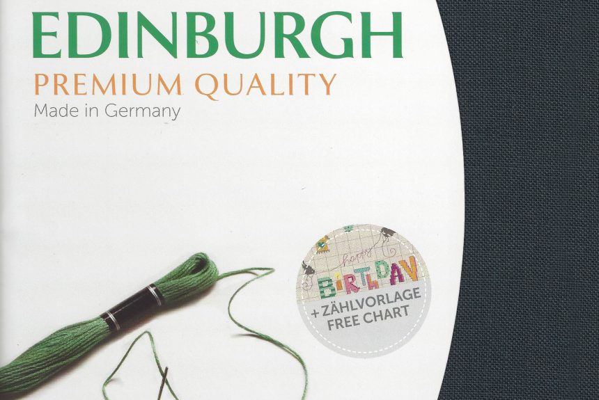 Zweigart 36 Count Edinburgh Linen Slate Grey