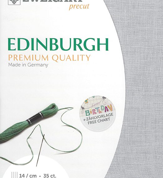 Zweigart 36 Count Edinburgh Linen Pearl Grey