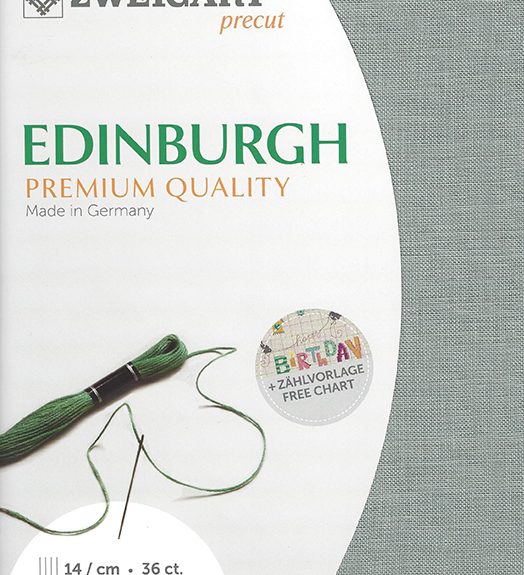Zweigart 36 Count Edinburgh Linen Smokey Grey