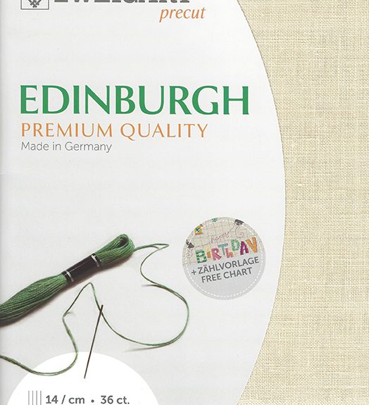 Zweigart 36 Count Edinburgh Linen Platinum
