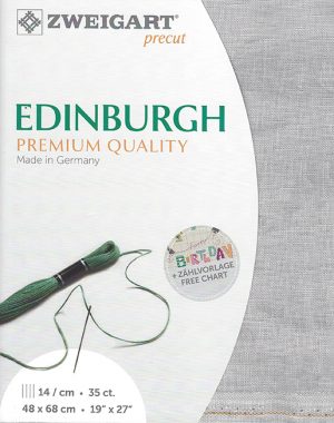 Zweigart 36 Count Edinburgh Linen Vintage Grey