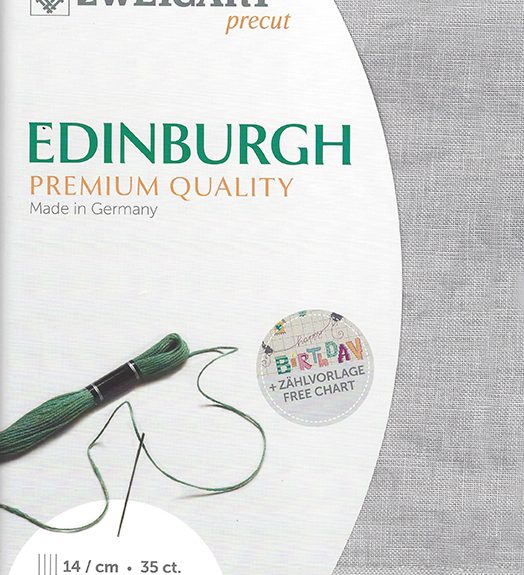 Zweigart 36 Count Edinburgh Linen Vintage Grey