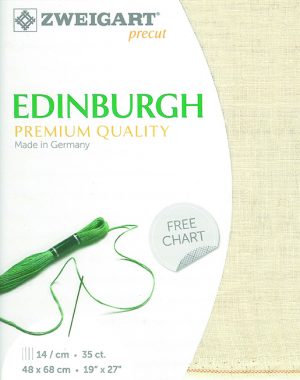 Zweigart 36 Count Edinburgh Linen Pale Cream